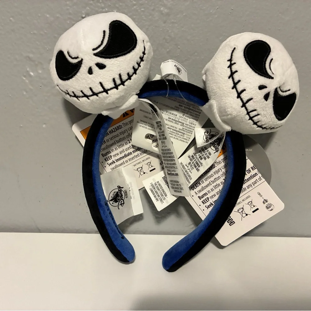 Disney Parks Jack Skellington Plush Create Your Own Headband